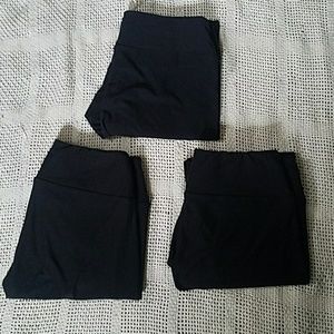 🦄 LLR leggings - 3 pairs of black OS leggings